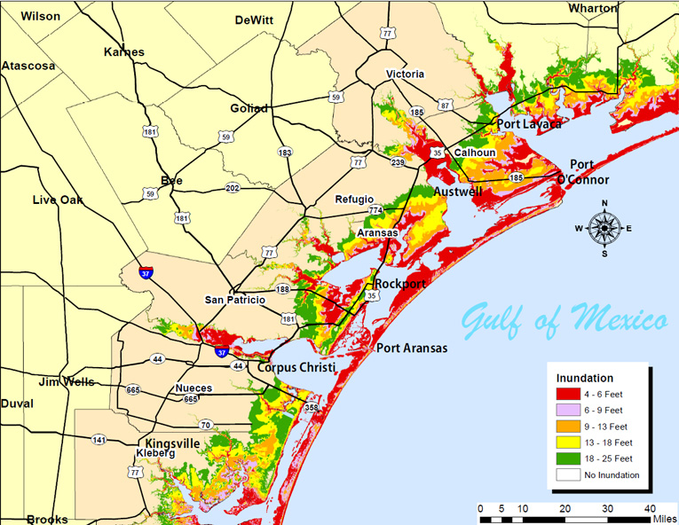 South Texas Storm Surge Zones South Texas Storm Surge Zones